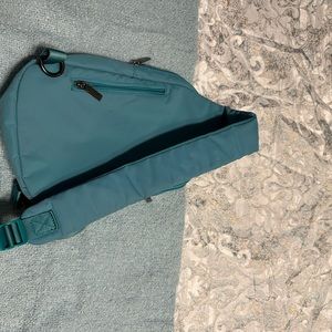Teal Sling bag Nylon